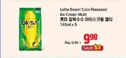 Galleria Supermarket Lotte Sweet Corn Flavoured Ice Cream Multi offer