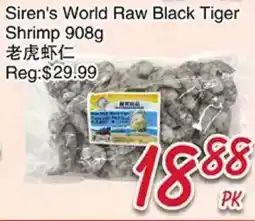 Foody Mart Siren's World Raw Black Tiger Shrimp offer