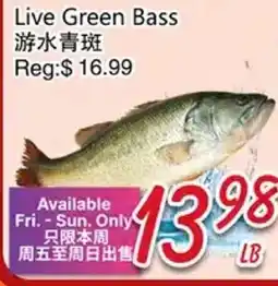 Foody Mart Live Green Bass offer