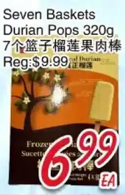 Foody Mart Seven Baskets Durian Pops offer