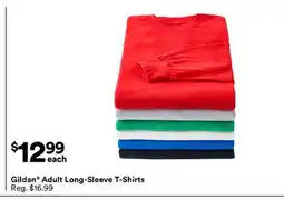 Michaels Gildan Adult Long-Sleeve T-Shirts offer