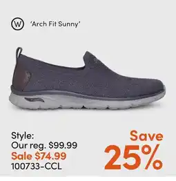 Mark's Skechers 'Arch Fit Sunny' offer