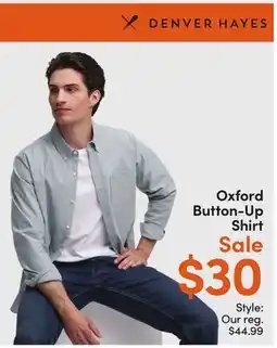 Mark's Oxford Button-Up Shirt offer