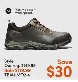 Mark's 'Mt. Maddsen' Waterproof offer