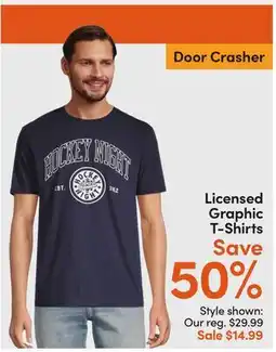 Mark's Licensed Graphic T-Shirts offer