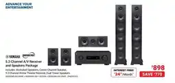 Visions Electronics YAMAHA 5.2-Channel A/V Receiver and Speaker Package offer