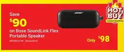 Visions Electronics Bose SoundLink Flex Portable Speaker offer