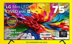 Visions Electronics LG 55 Mini LED QNED evo Ai offer