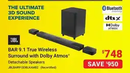Visions Electronics BAR 9.1 True Wireless Surround with Dolby Atmos offer