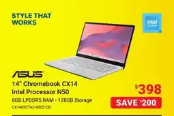 Visions Electronics ASUS 14 Chromebook CX14 offer