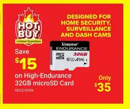 Visions Electronics High-Endurance 32GB microSD Card offer