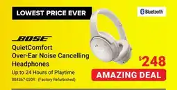 Visions Electronics BOSE QuietComfort Over-Ear Noise Cancelling Headphones offer