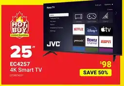 Visions Electronics 25 EC4257 4K Smart TV offer