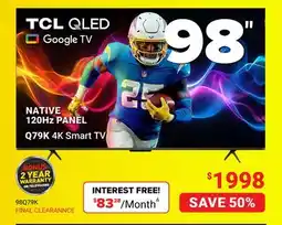 Visions Electronics TCL QLED Google TV offer