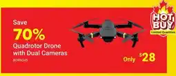 Visions Electronics Quadrotor Drone with Dual Cameras offer