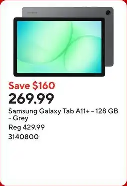 Staples Samsung Galaxy Tab A11+ - 128 GB - Grey offer