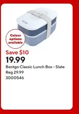 Staples Bentgo Classic Lunch Box - Slate offer