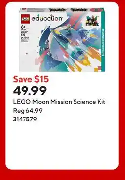 Staples LEGO Moon Mission Science Kit offer