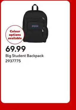 Staples Big Student Backpack offer