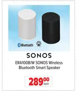 2001 Audio Video SONOS Wireless Bluetooth Smart Speaker offer