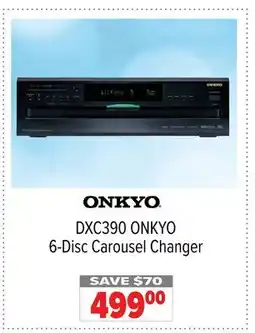 2001 Audio Video ONKYO 6-Disc Carousel Changer offer