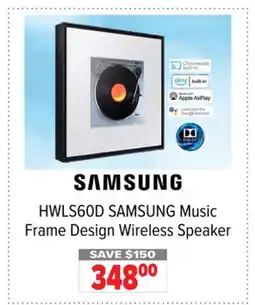 2001 Audio Video HWLS60D SAMSUNG Music Frame Design Wireless Speaker offer
