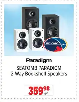 2001 Audio Video PARADIGM 2-Way Bookshelf Speakers offer
