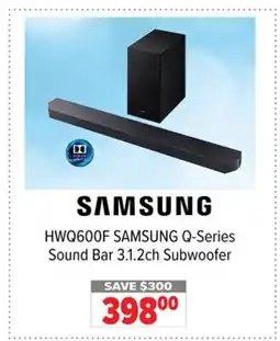 2001 Audio Video HWQ600F SAMSUNG Q-Series Sound Bar 3.1.2ch Subwoofer offer