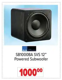 2001 Audio Video SB1000BA SVS 12 Powered Subwoofer offer
