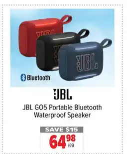 2001 Audio Video JBL GO5 Portable Bluetooth Waterproof Speaker offer