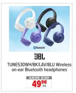 2001 Audio Video Wireless on-ear Bluetooth headphones offer