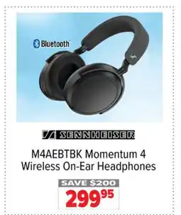 2001 Audio Video M4AEBTBK Momentum 4 Wireless On-Ear Headphones offer