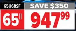 2001 Audio Video 65U68SF Hisense 65 U68SF QLED MiniLED offer