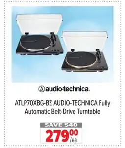 2001 Audio Video ATLP70XBG-BZ AUDIO-TECHNICA Fully Automatic Belt-Drive Turntable offer
