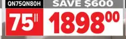 2001 Audio Video QN75QN80H SAMSUNG 75 Neo QLED 4K TV offer