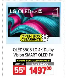 2001 Audio Video OLED55C5 LG 4K Dolby Vision SMART OLED TV offer