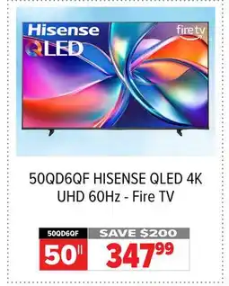 2001 Audio Video HISENSE 50 QLED 4K UHD 60Hz - Fire TV offer
