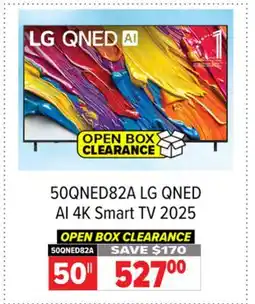 2001 Audio Video 50QNED82A LG 50 QNED AI 4K Smart TV 2025 offer