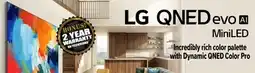 2001 Audio Video 55QNED82B LG 55 QNED evo AI MiniLED offer
