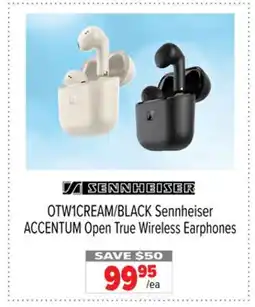 2001 Audio Video OTW1CREAM/BLACK Sennheiser ACCENTUM Open True Wireless Earphones offer