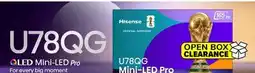 2001 Audio Video 55U78QG Hisense 55 U78QG Mini-LED Pro offer