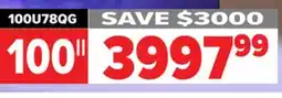 2001 Audio Video 100U78QG Hisense 100 U78QG Mini-LED Pro offer