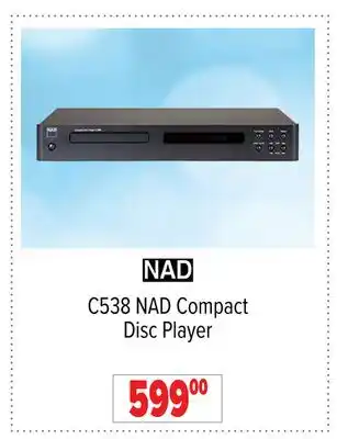2001 Audio Video C538 NAD Compact Disc Player offer