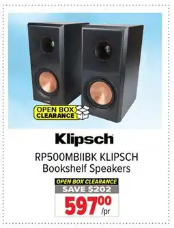2001 Audio Video RP500MBIIBK KLIPSCH Bookshelf Speakers offer