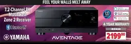 2001 Audio Video RXA4A YAMAHA 7.2-Channel 8K MusicCast Zone 2 Receiver offer