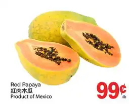 T&T Supermarket RED PAPAYA offer