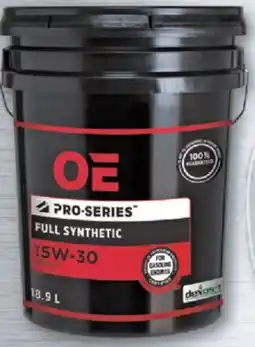 PartSource Pro-Series OE Synthetic 18.9L 0W20 or 5W30 offer