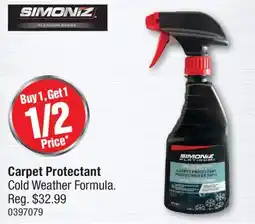 PartSource Simoniz Carpet Protectant offer