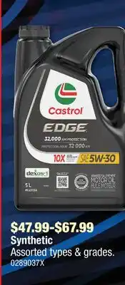 PartSource Castrol Synthetic offer