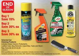 PartSource Selected Car Cleaning Products offer
